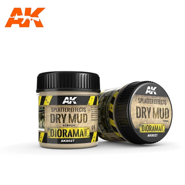 AKIAK8027 - AK Interactive Diorama: Dry Mud Splatter