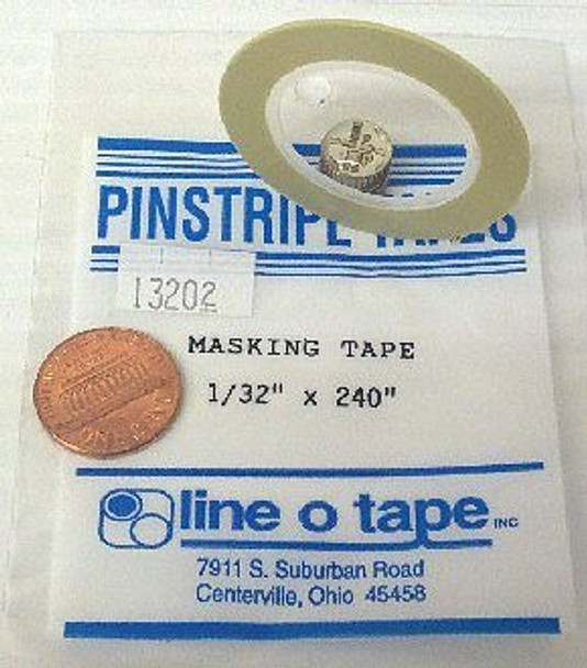 LOT13202 - Line-O-Tape 1/32" x 240" Masking Tape
