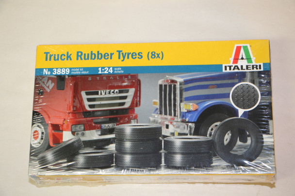 ITA3889 - Italeri 1/24 Rubber Truck Tires (8)