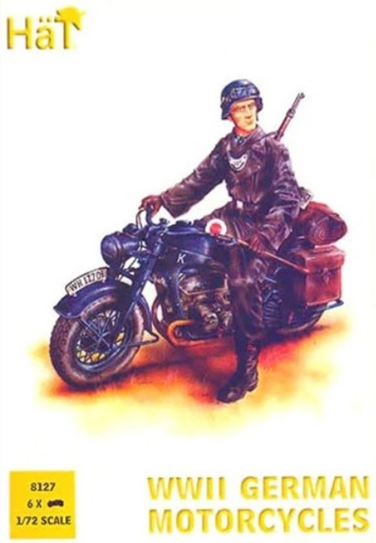 HAT8127 - HaT (HAT) - 1/72 WWII German Motorcycles