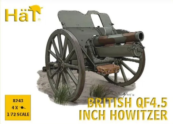 HAT8243 - HaT 1/72 British QF 4.5in Howitzer