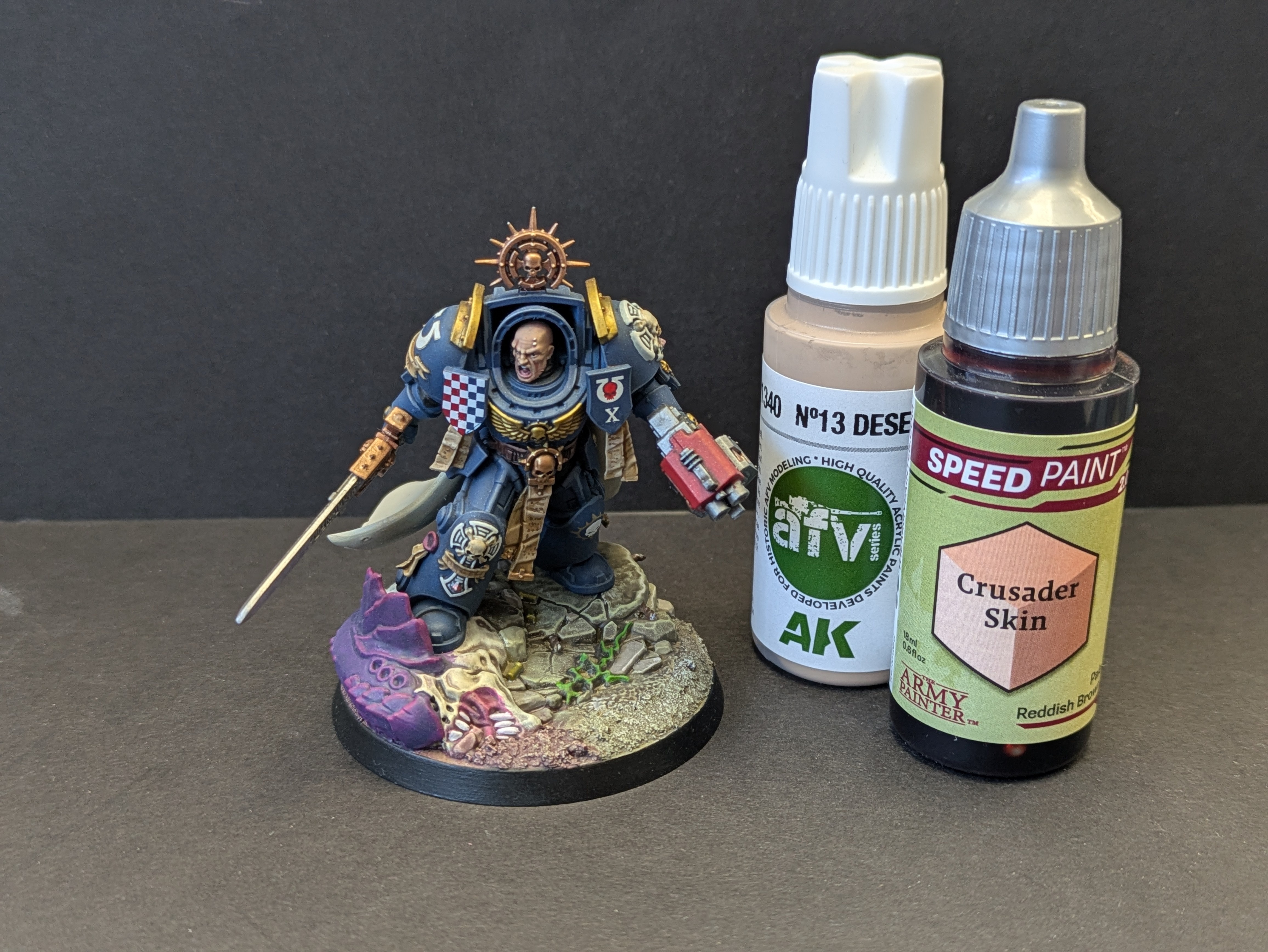 Essential skin tone paints with the Captain