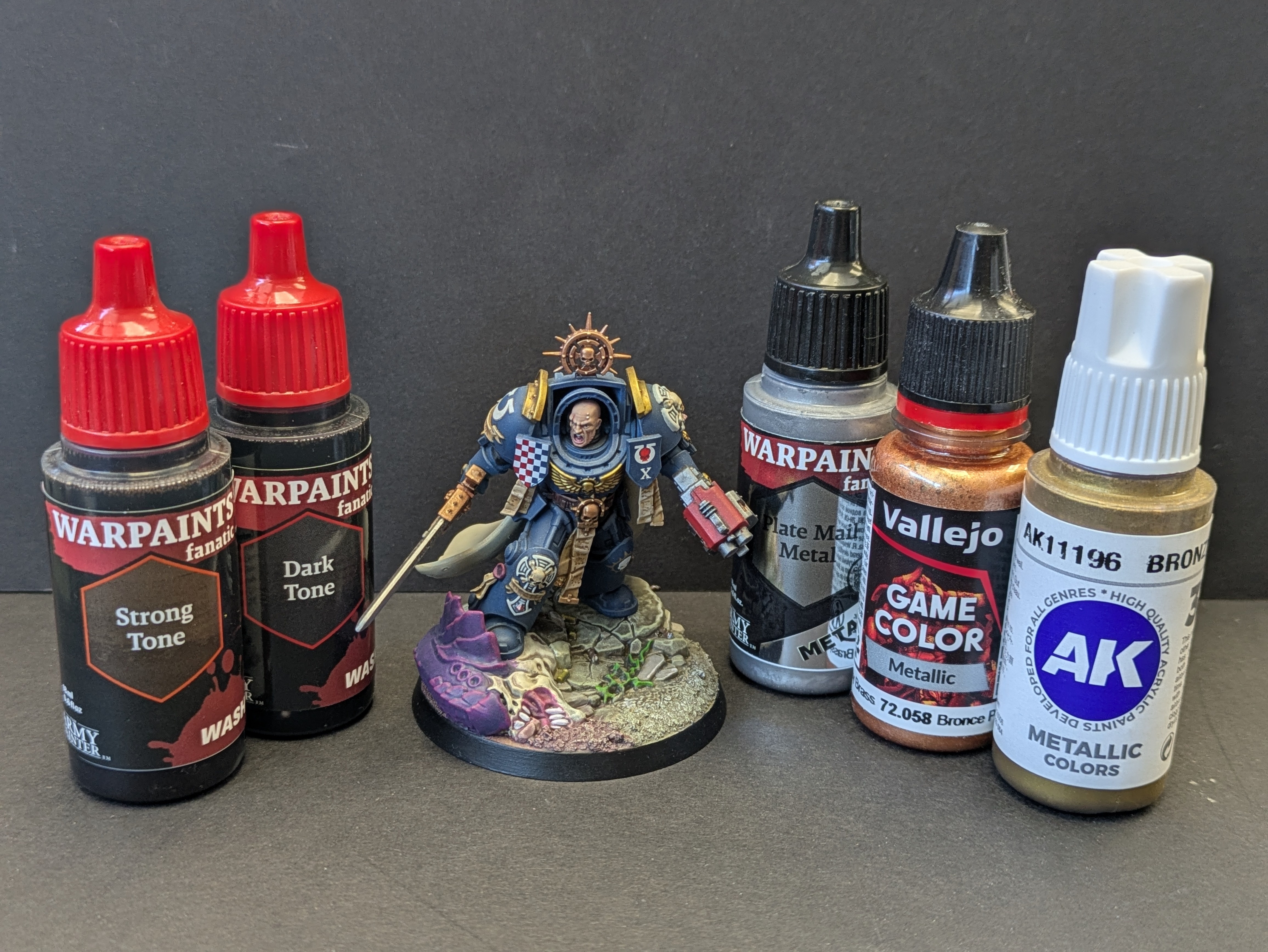 Captain with essential metallics and washes