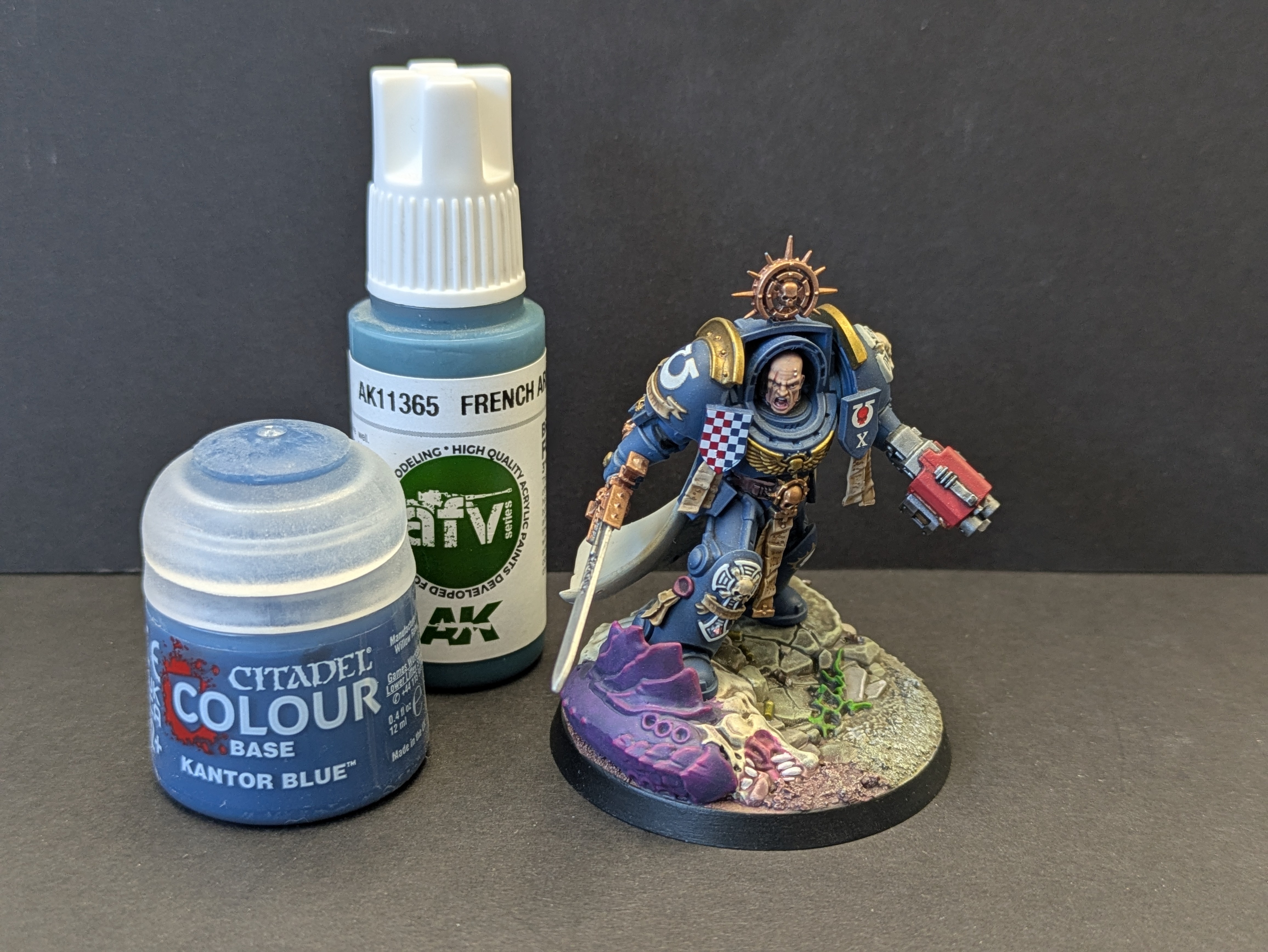 Captain with essential armour colours