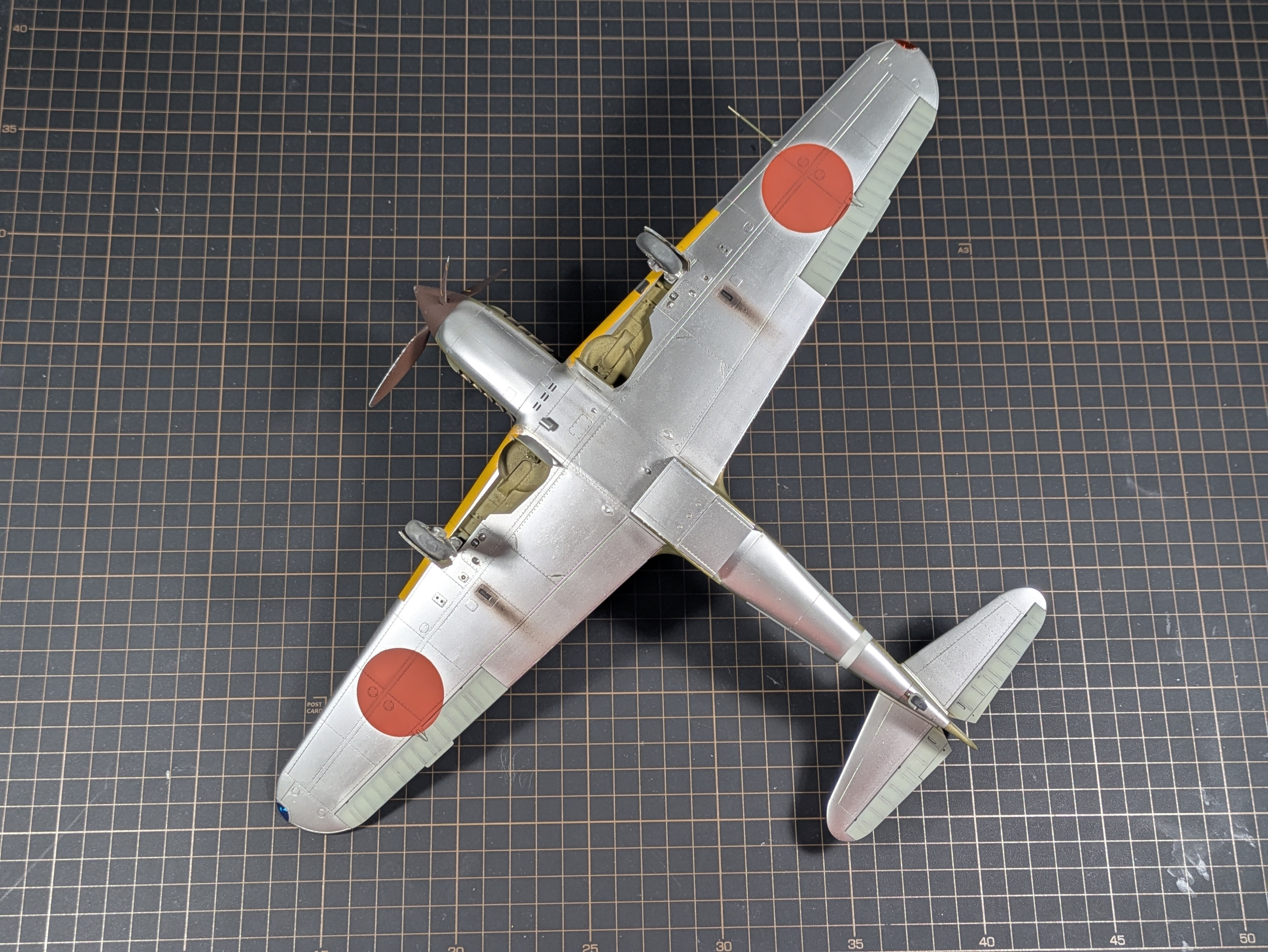 Completed underside