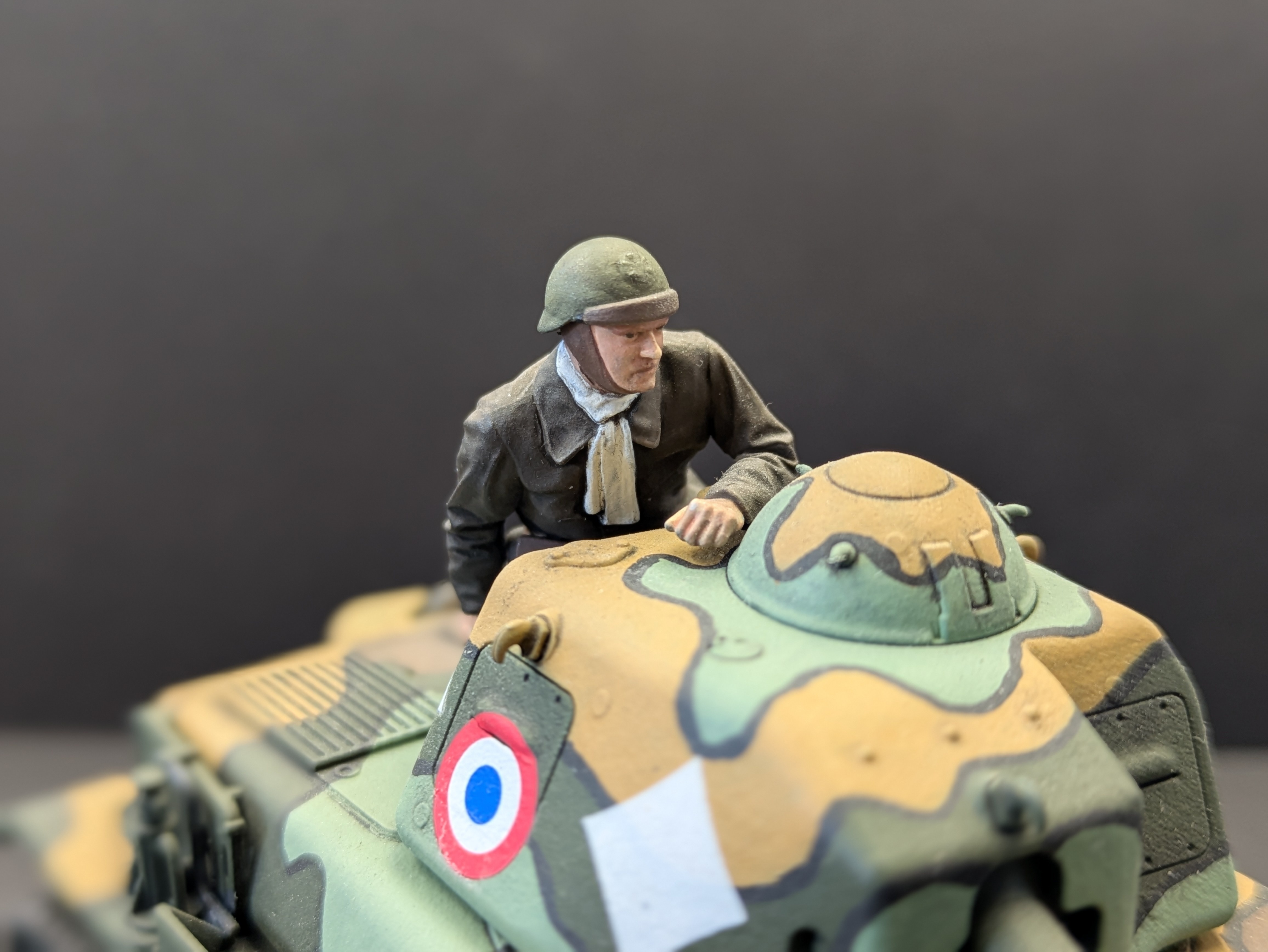 Close-up of crewman face