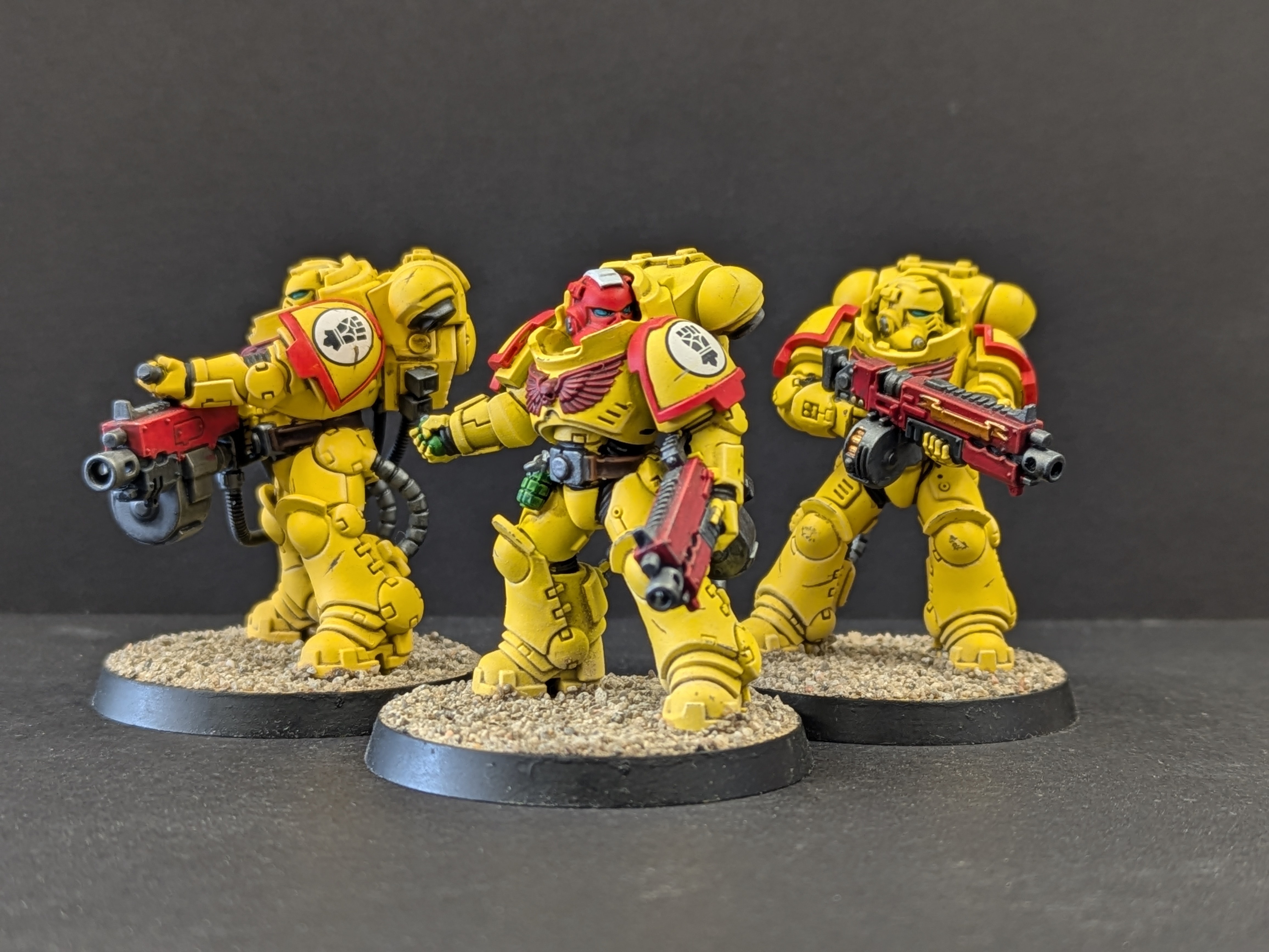 Kyle's Imperial Fists Heavy Intercessors - group photo