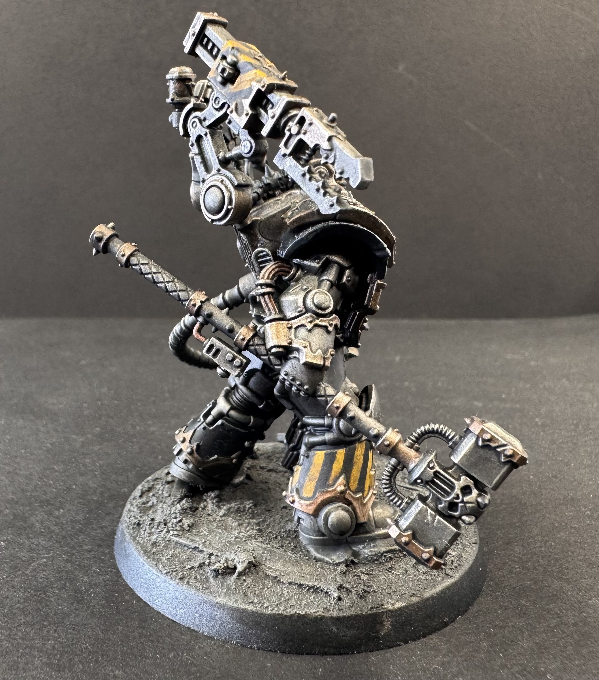 Black armour panel detail