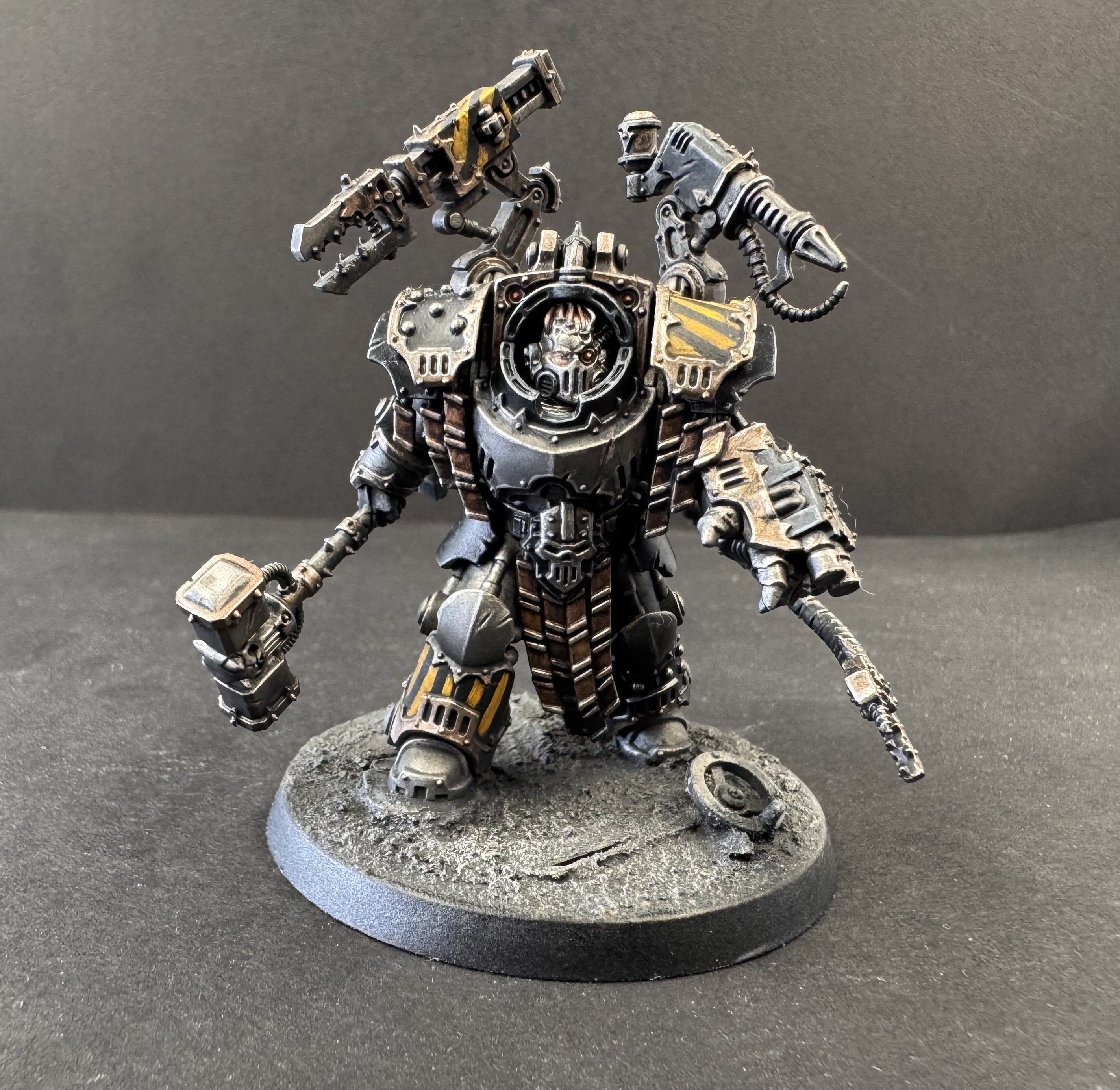 Armour and yellow stripe panels