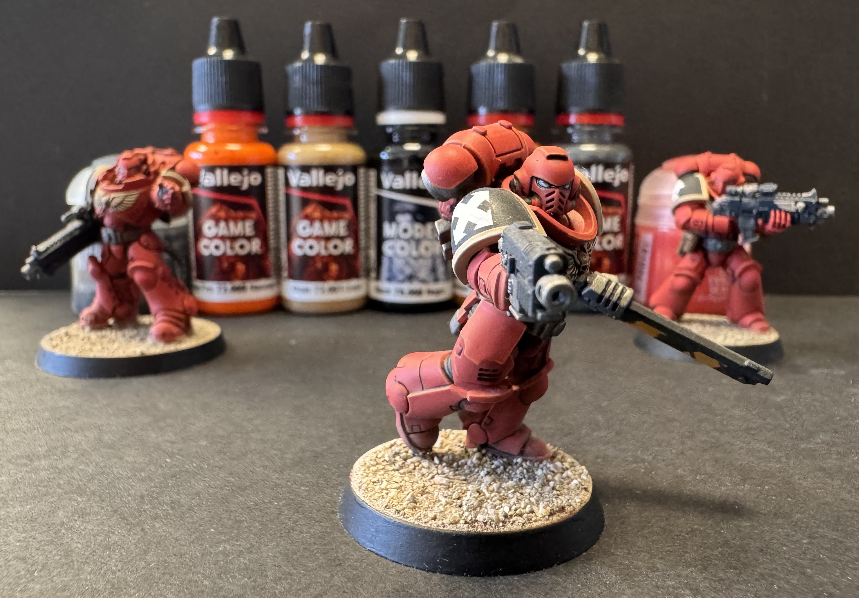 Assault Intercessor close-up - barrel pointing past camera