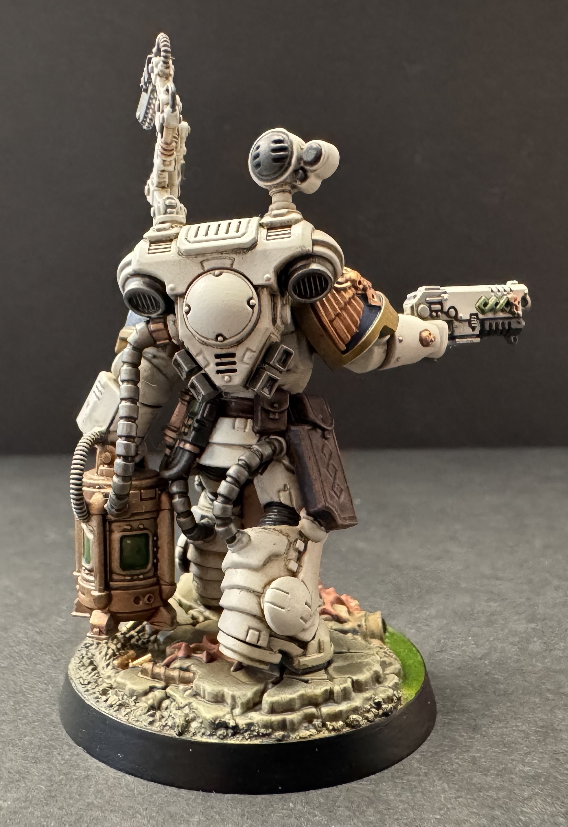 Back three-quarter right - backpack and bolt pistol