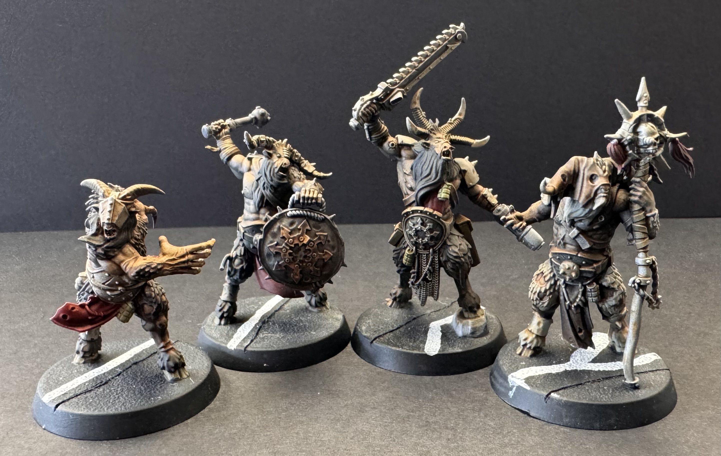Vlad's Fellgor Ravagers - front pose all four minis hero image