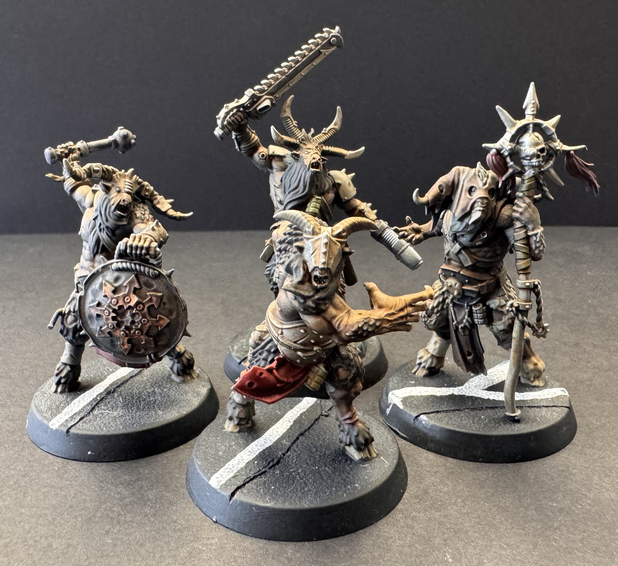 Alternate formation front pose all four