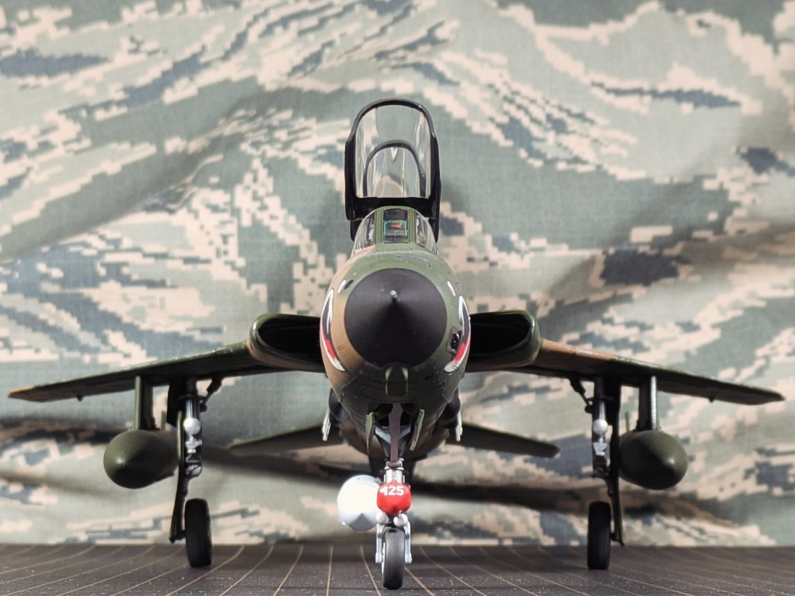 Completed Monogram 1/48 F-105G Wild Weasel - 62-4425 Georgia ANG