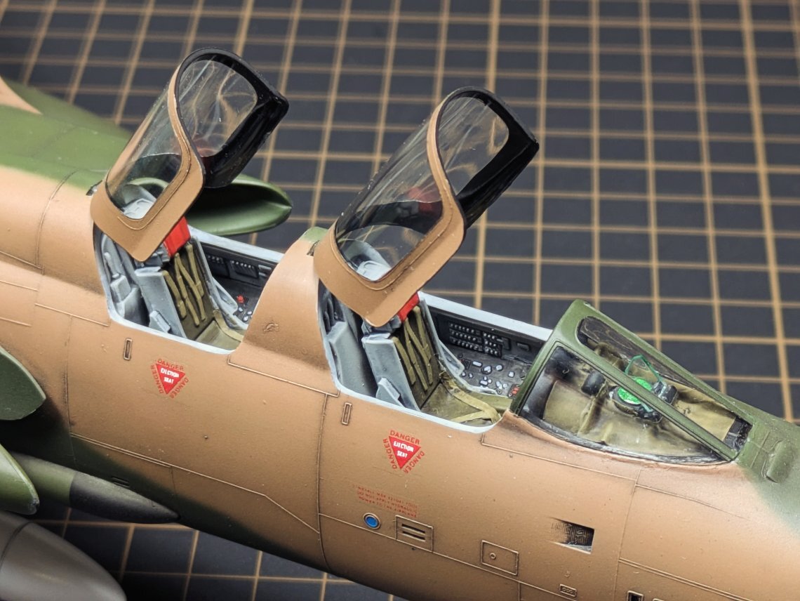 F-105G cockpit instrument panel