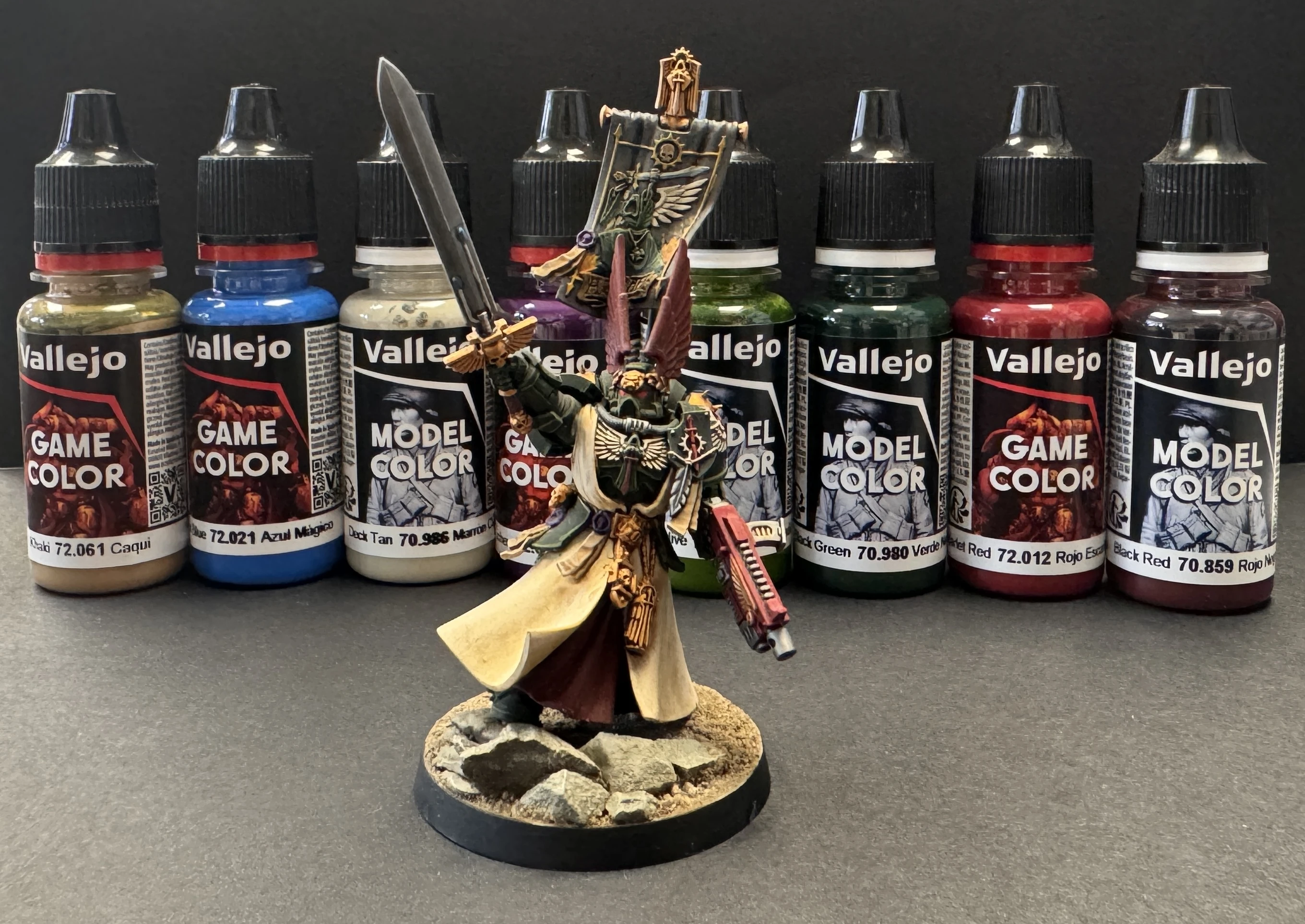 Azrael with Vallejo paints used