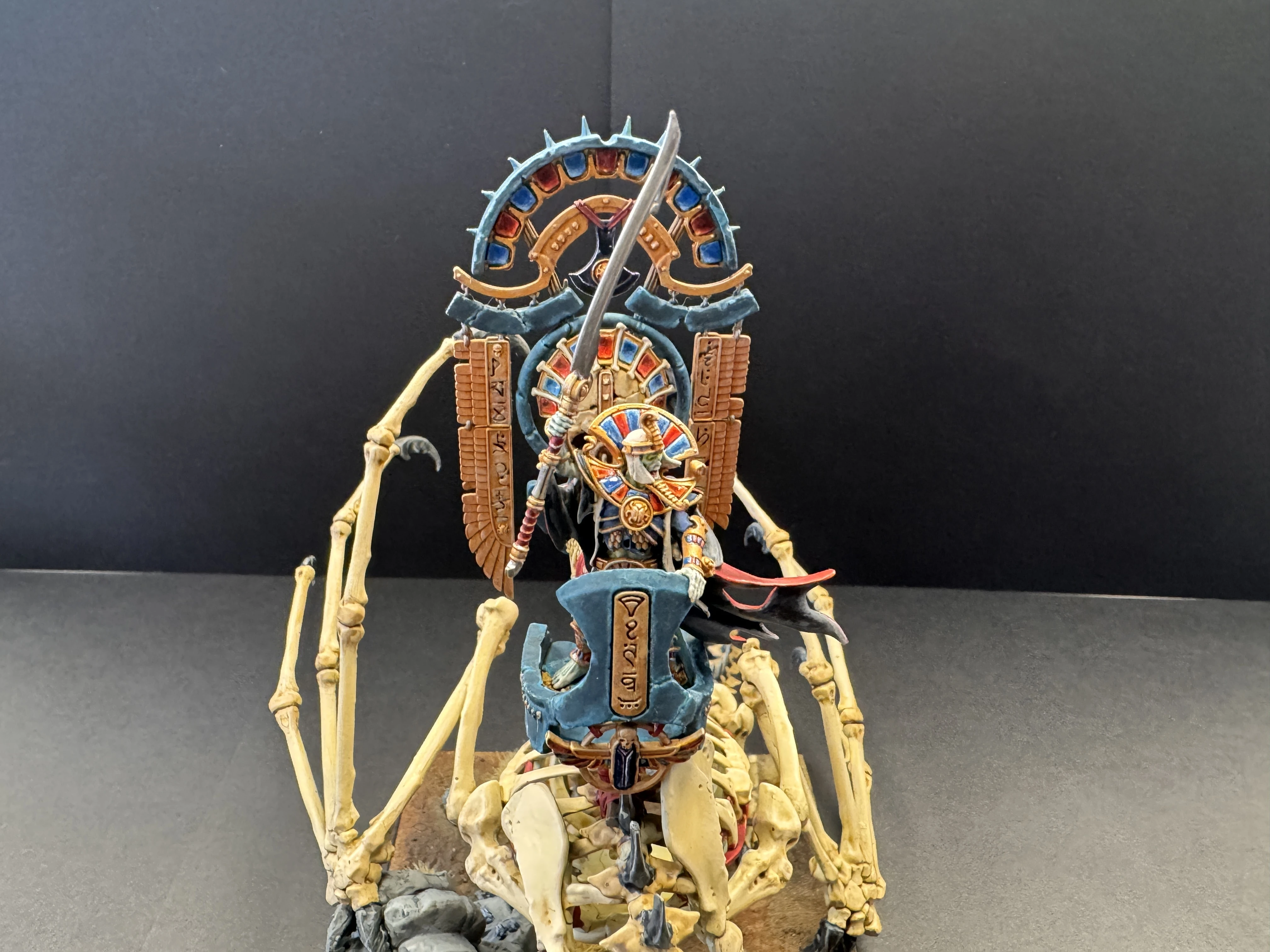Tomb King sword and jewels close up