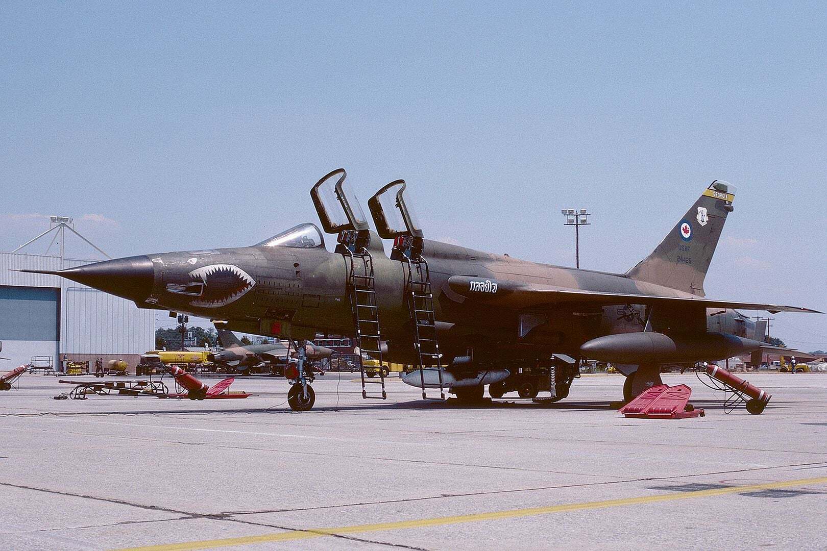 Reference photo: F-105G 62-4425 Georgia ANG with RCAF roundel on tail