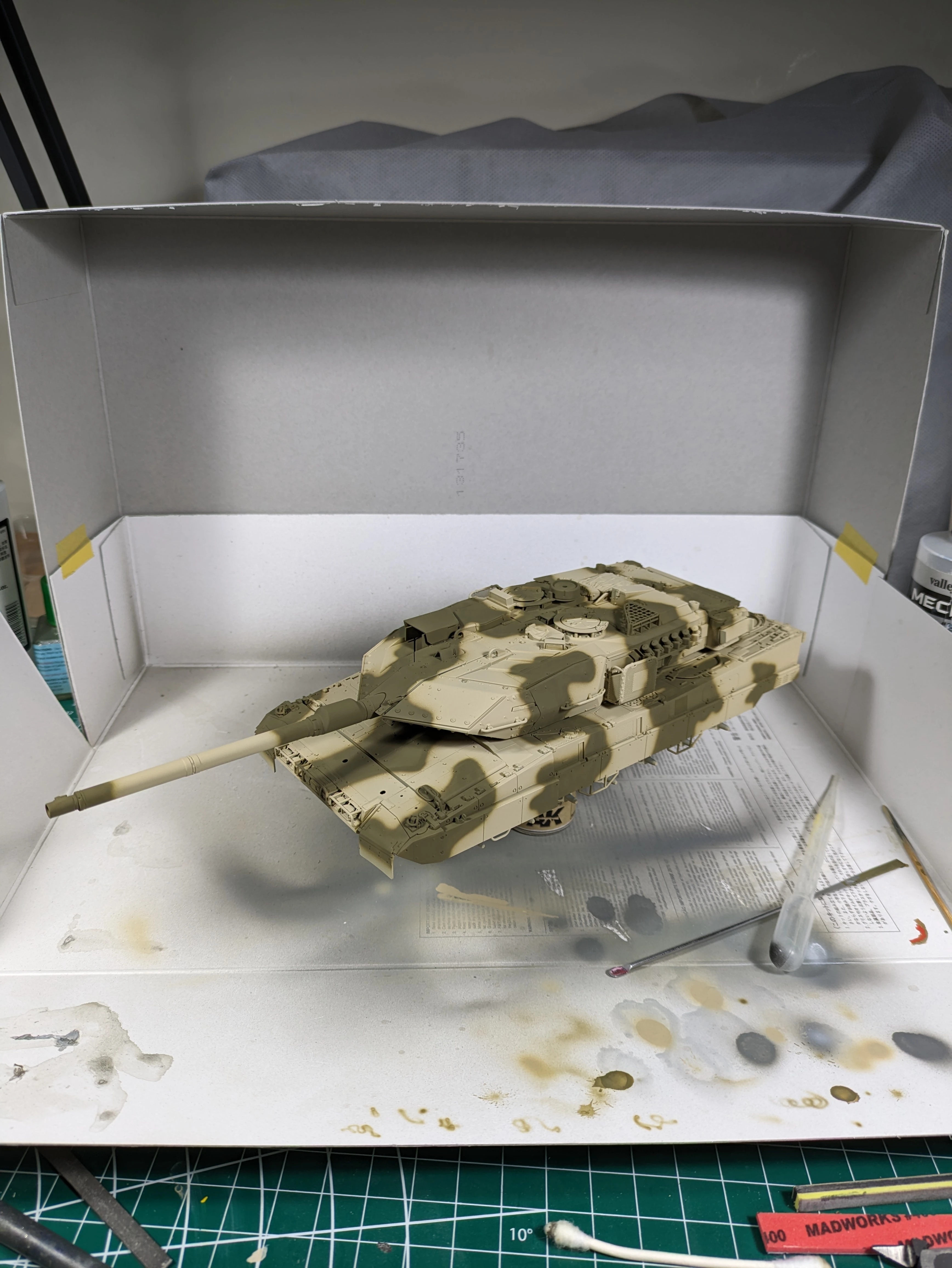 WIP - second camo colour going down
