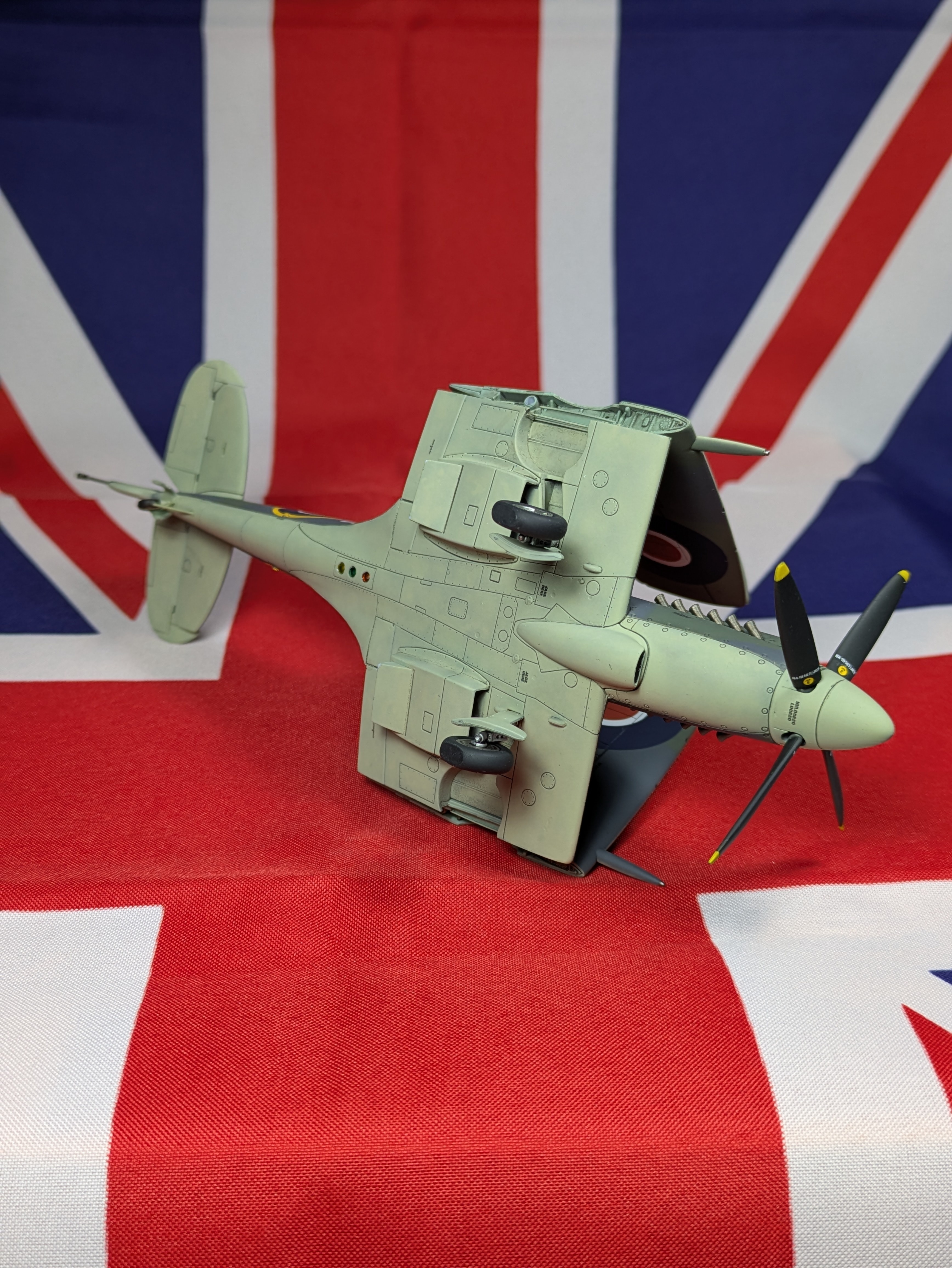 Finished model underside front left