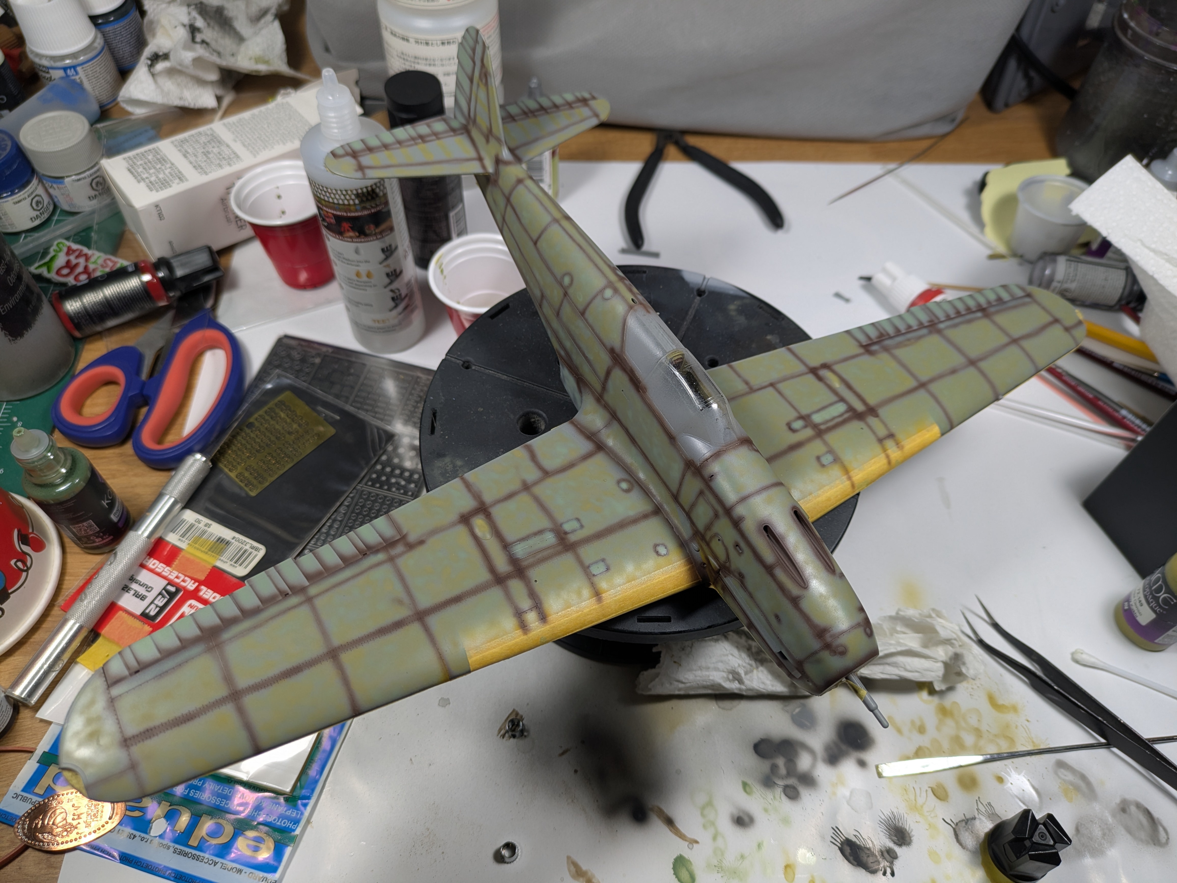 WIP - completed pre-shade, marbling and pre-highlights