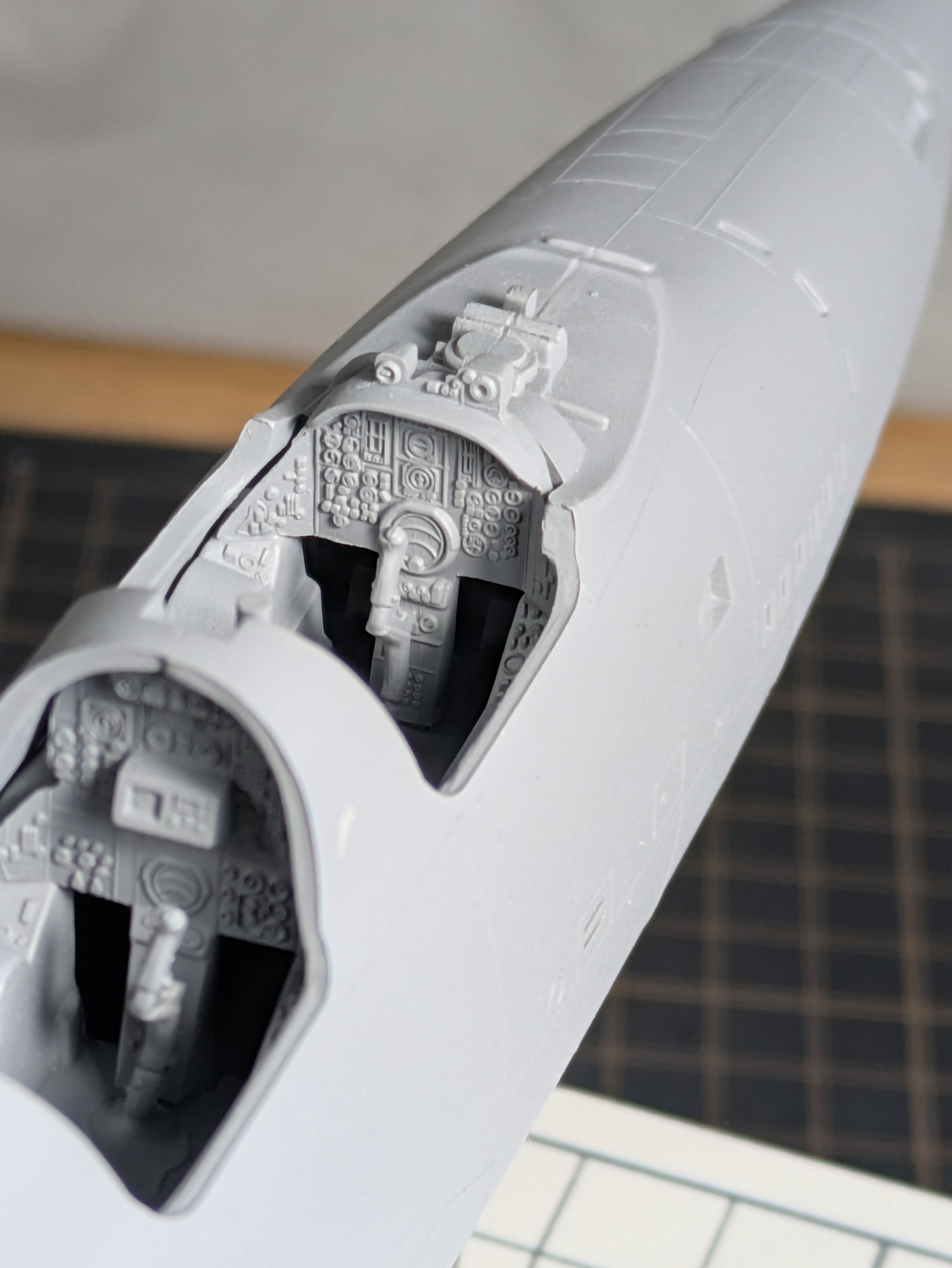 Replaced panel lines and out-of-box cockpit detail