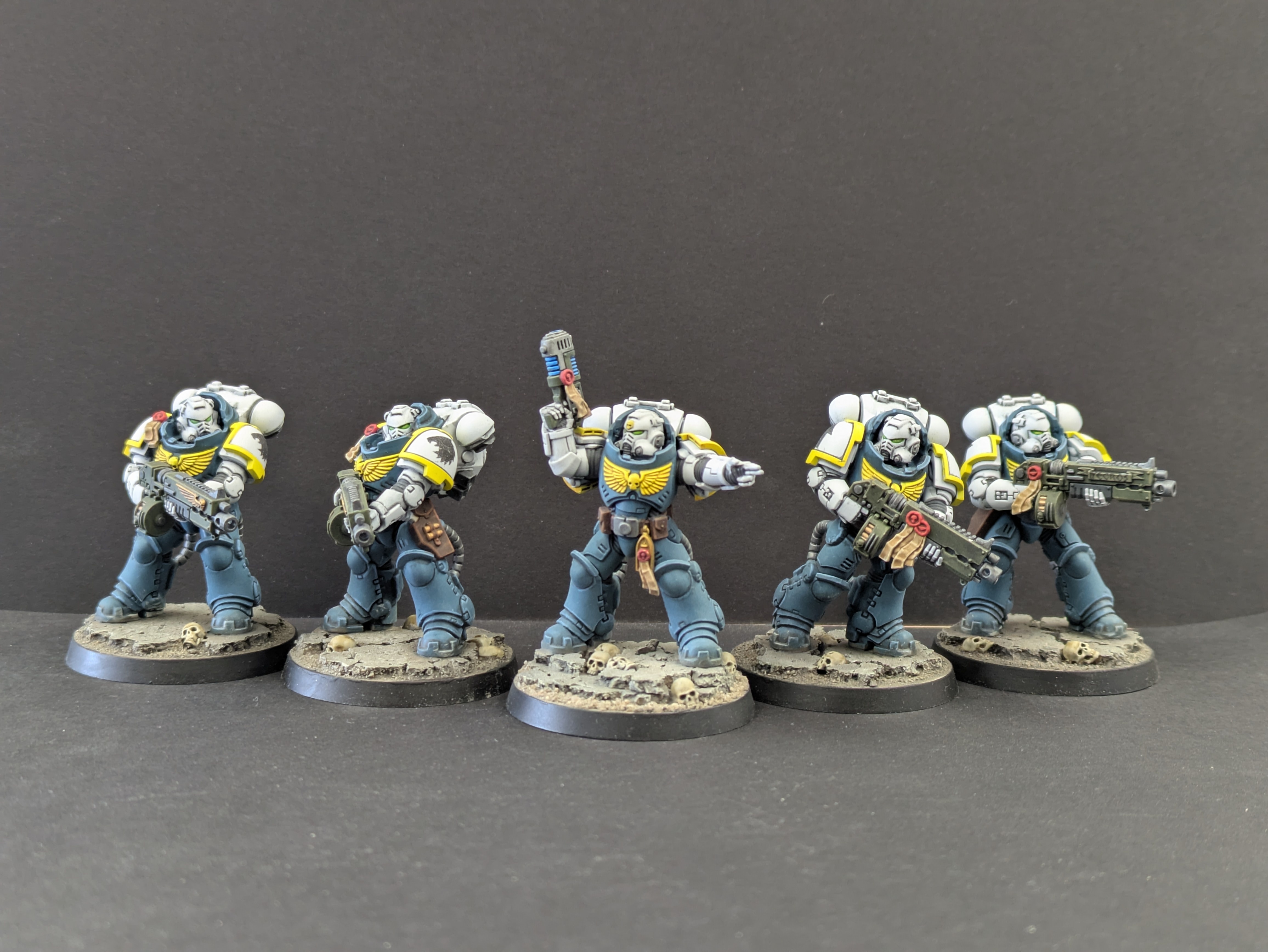 Kyle's Necropolis Hawks Heavy Intercessors - full squad group photo