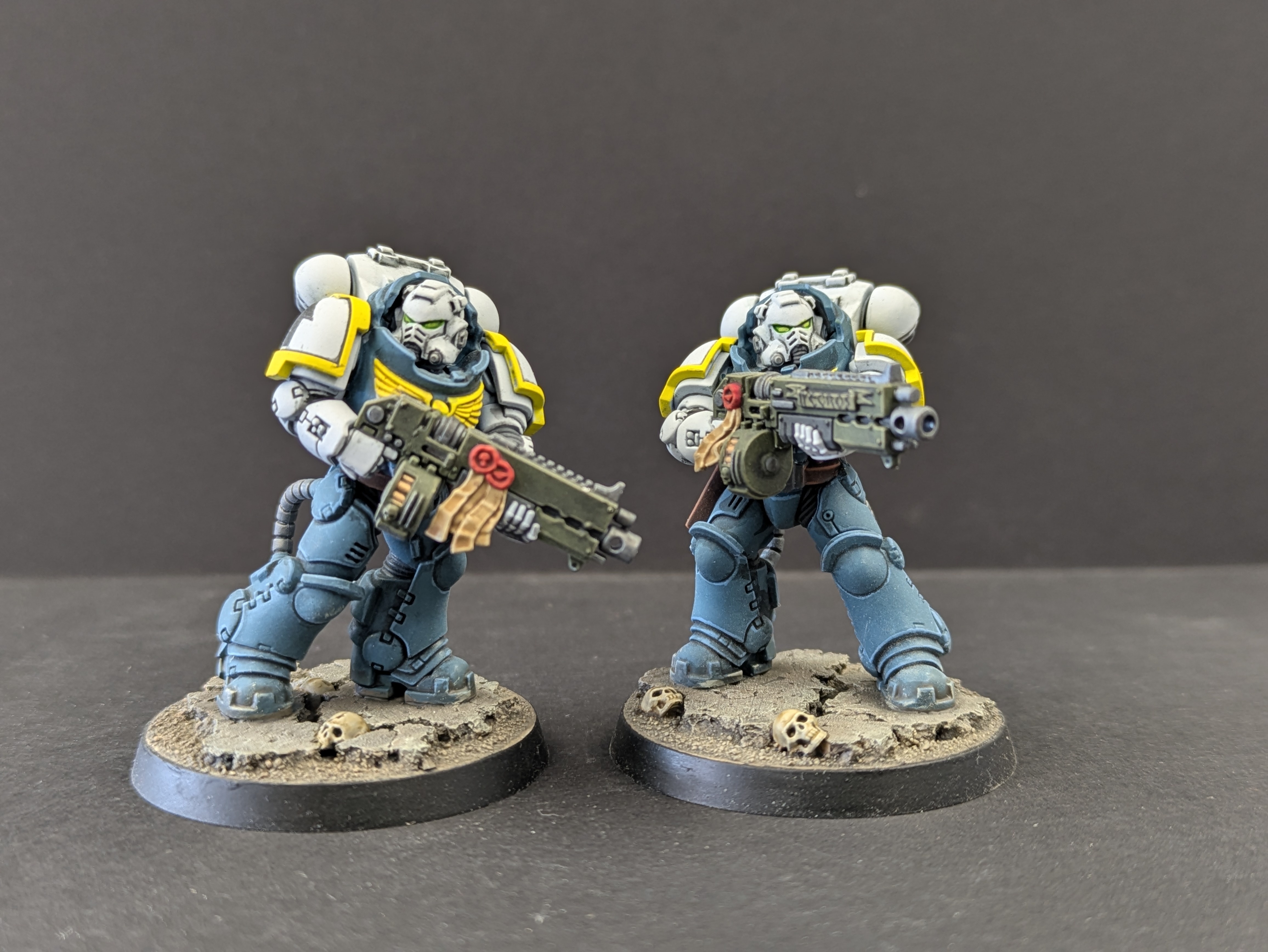 Two Necropolis Hawks - various front views