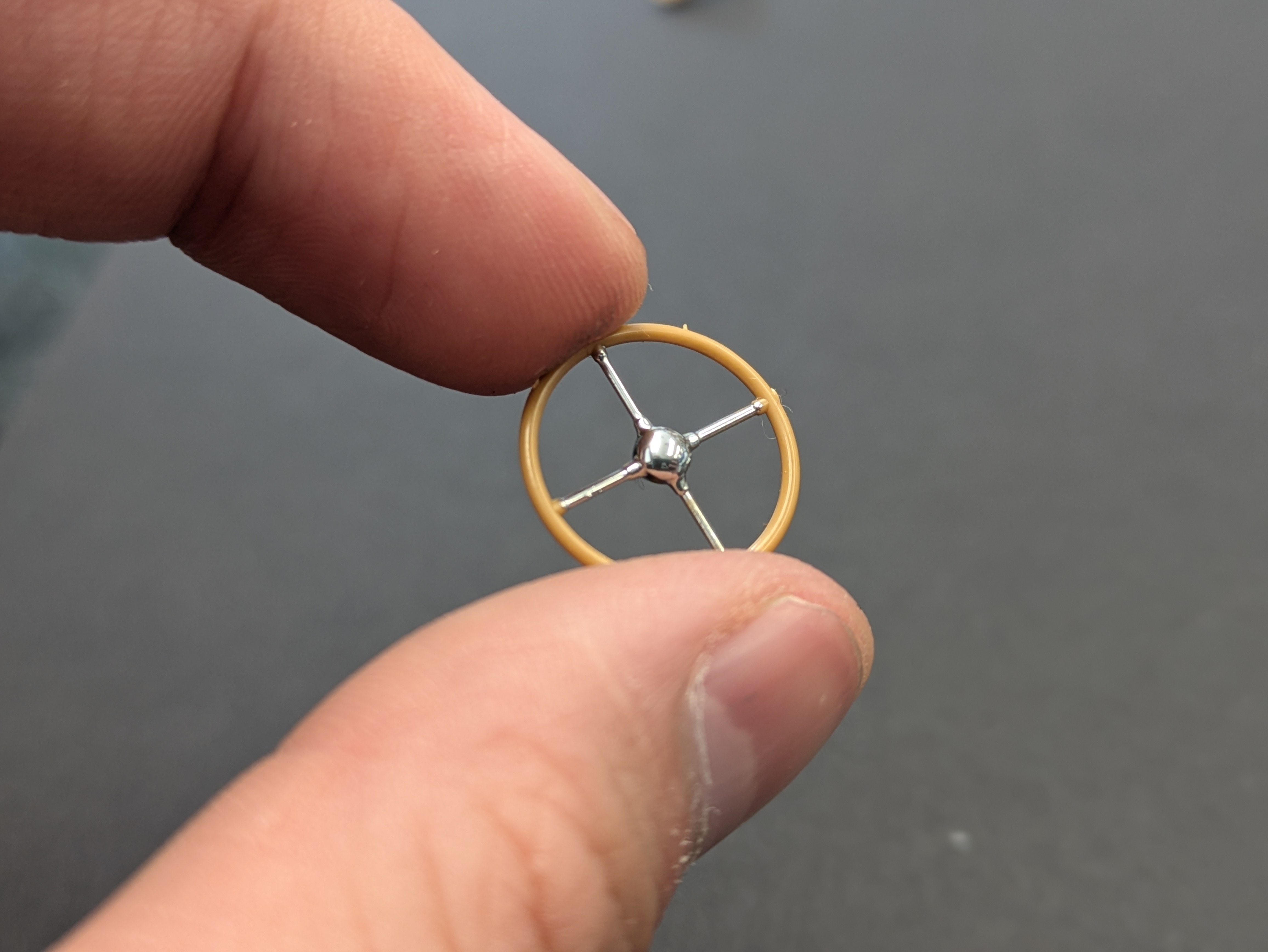 Wheel close-up showcasing reflectivity