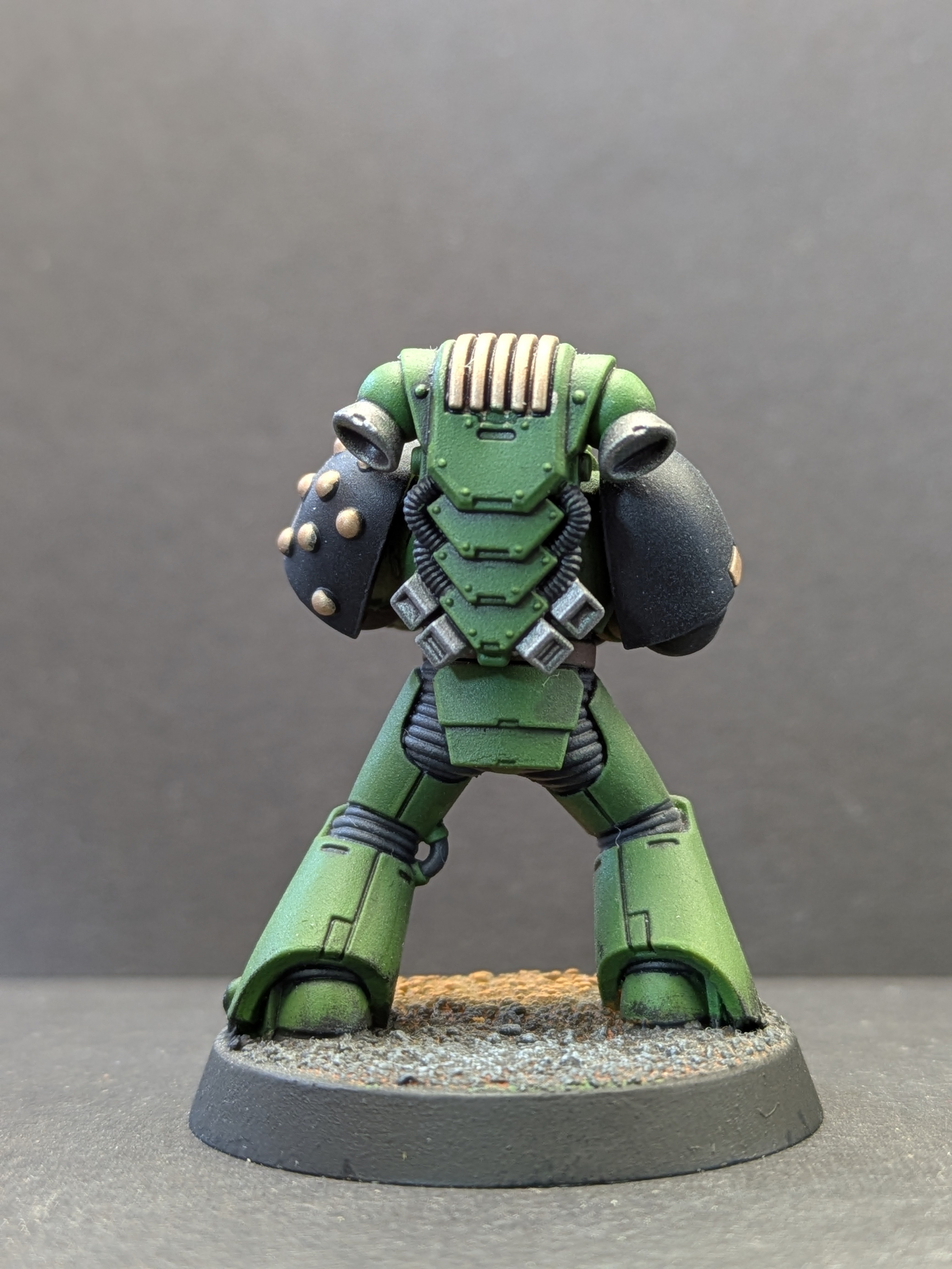 Back profile - backpack, shoulders and soft joints