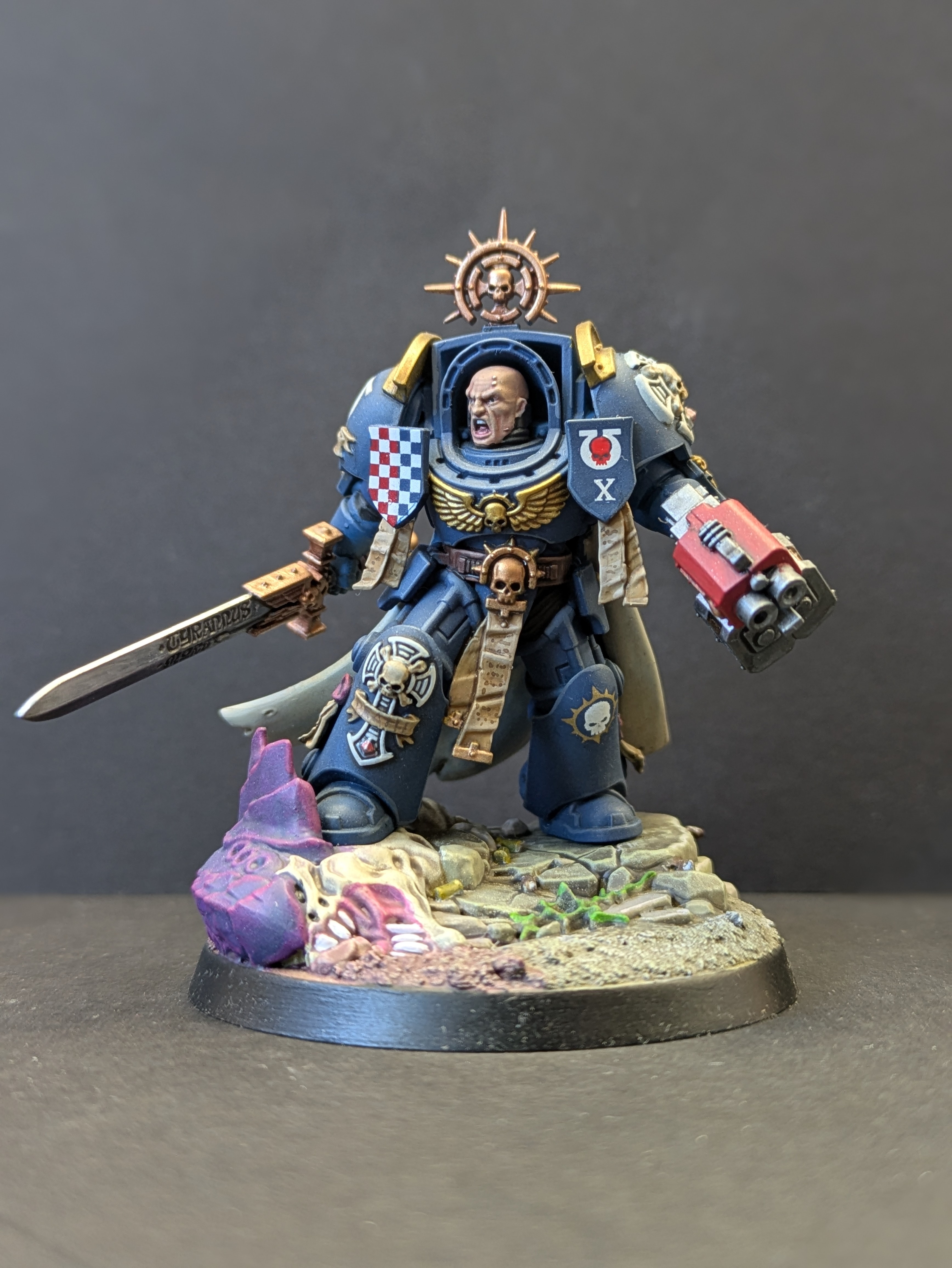 Front pose of the Captain
