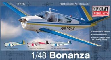 MINICRAFT　＊ビーチクラフト・ボナンザV３５＊【１/４８プラモデル】 Academy Minicraft 1/48 Beech Beechcraft Bonanza - V35 1960s