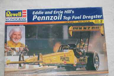 RMX7650 - Revell 1/25 Pennzoil Top Fuel Dragster Eddie and Ercie Hill's -  WWWEB10101306