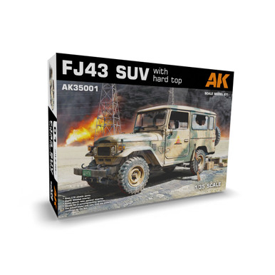 1/35 MENG PICK UP　AK FJ43 SUV　合計3台セット AK Interactive 1/35 scale FJ43 pickup with DShKM plastic