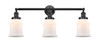 Canton 3 Light Bath Vanity Light In Oil Rubbed Bronze (205-Ob-G181)