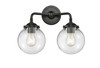 Beacon 2 Light Bath Vanity Light In Oil Rubbed Bronze (284-2W-Ob-G202-6)