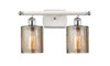 Cobbleskill 2 Light Bath Vanity Light, White & Polished Chrome (516-2W-Wpc-G116)