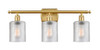 Cobbleskill 3 Light Bath Vanity Light In Satin Gold (516-3W-Sg-G112)