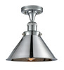 Briarcliff 1 Light Semi-Flush Mount In Polished Chrome (517-1Ch-Pc-M10-Pc)