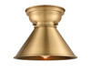 Briarcliff 1 Light Flush Mount In Brushed Brass (623-1F-Bb-M10-Bb)