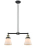 Cone 2 Light Island Light In Black Antique Brass (209-Bab-G61)
