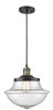 Oxford 1 Light Mini Pendant In Black Antique Brass (201C-Bab-G544)