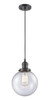Beacon 1 Light Mini Pendant In Oil Rubbed Bronze (201C-Ob-G204-8)