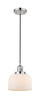 Large Bell 1 Light Mini Pendant In Polished Nickel (201C-Pn-G71)