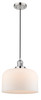 X-Large Bell 1 Light Mini Pendant In Polished Nickel (201C-Pn-G71-L)