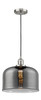X-Large Bell 1 Light Mini Pendant In Brushed Satin Nickel (201C-Sn-G73-L)