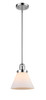 Large Cone 1 Light Mini Pendant In Polished Chrome (201S-Pc-G41)