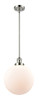 Beacon 1 Light Mini Pendant In Polished Nickel (201S-Pn-G201-12)