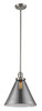 Cone 1 Light Mini Pendant In Brushed Satin Nickel (201S-Sn-G43-L)