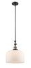 X-Large Bell 1 Light Mini Pendant In Black Antique Brass (206-Bab-G71-L)